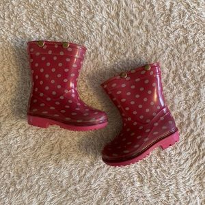 🌟5/$25🌟 Polka Dot Rain Boots
